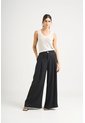 Pantalón Palazzo Caltha Para Mujer Fit Holgado Pantalón Palazzo Caltha Para Mujer Fit Holgado Negro 10 VÉLEZ de Vélez