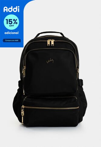 Morral Tamar En Lona Para Mujer Multifuncional Morral Tamar En Lona Para Mujer Multifuncional Negro VÉLEZ Vélez