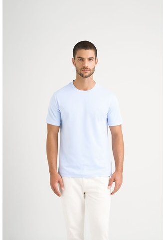 Camiseta Micropima Arizona Para Hombre Semi Ajustada Camiseta Micropima Arizona Para Hombre Semi Ajustada Azul Claro S VÉLEZ Vélez