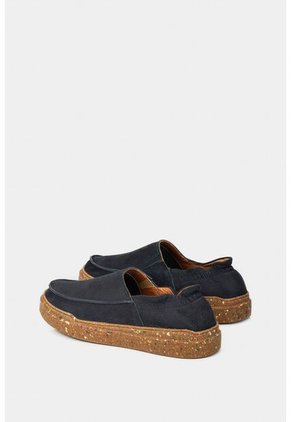 Mocasines Malta De Cuero Para Hombre Resorte Al Talón Mocasines Malta De Cuero Para Hombre Resorte Al Talón Azul Oscuro 42 VÉLEZ