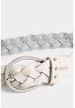 Cinturón Unifaz Papyris 2.0 De Cuero Para Mujer Trenzado Cinturón Unifaz Papyris 2.0 De Cuero Para Mujer Trenzado Blanco XL VÉLEZ de Vélez