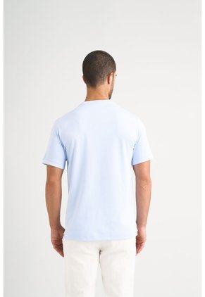 Camiseta Micropima Arizona Para Hombre Semi Ajustada Camiseta Micropima Arizona Para Hombre Semi Ajustada Azul Claro S VÉLEZ