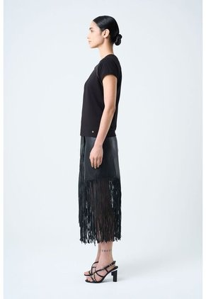 Camiseta Herencia Para Mujer Manga Ranglan Camiseta Herencia Para Mujer Manga Ranglan Negro L VÉLEZ