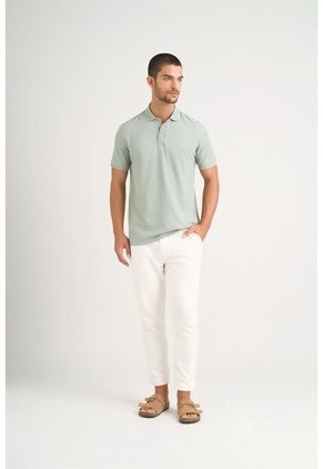 Polo Casual Algodón Pima Polo Casual Algodón Pima Agua Marina S Vélez