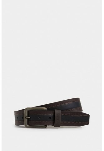 Cinturón Unifaz Soft De Cuero Para Hombre Punta Trapecio Cinturón Unifaz Soft De Cuero Para Hombre Punta Trapecio Cafe 30 VÉLEZ Vélez