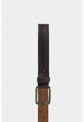 Cinturón Unifaz Soft De Cuero Para Hombre Punta Trapecio Cinturón Unifaz Soft De Cuero Para Hombre Punta Trapecio Cafe 30 VÉLEZ