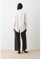 Camisa Manga Larga Oversized Para Mujer Astra Camisa Manga Larga Oversized Para Mujer Astra Crema S VÉLEZ de Vélez