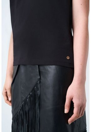 Camiseta Herencia Para Mujer Manga Ranglan Camiseta Herencia Para Mujer Manga Ranglan Negro L VÉLEZ