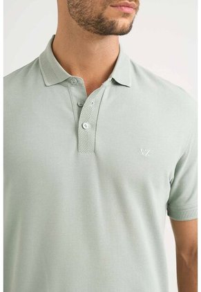 Polo Casual Algodón Pima Polo Casual Algodón Pima Agua Marina S Vélez