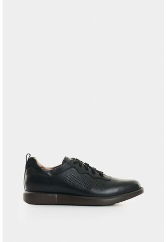 Zapato De Cordón En Cuero Envejecido Para Hombre Nacar 2.0 Zapato De Cordón En Cuero Envejecido Para Hombre Nacar 2.0 Negro 40 VÉLEZ Vélez