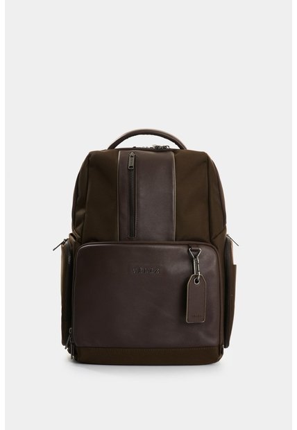 Morral Security De Lona Para Hombre Detalles En Cuero Morral Security De Lona Para Hombre Detalles En Cuero Cafe VÉLEZ