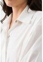 Camisa Manga Larga Oversized Para Mujer Astra Camisa Manga Larga Oversized Para Mujer Astra Crema S VÉLEZ de Vélez