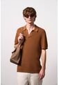 Polo Manga Corta Tejida Para Hombre Dunas Polo Manga Corta Tejida Para Hombre Dunas Miel S VÉLEZ de Vélez