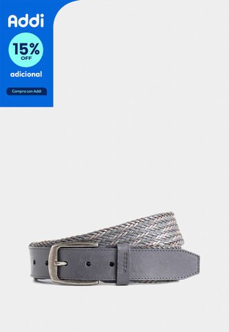Cinturón Unifaz Ciruela 3 De Cuero Para Hombre Trenzado Cinturón Unifaz Ciruela 3 De Cuero Para Hombre Trenzado Gris S VÉLEZ Vélez
