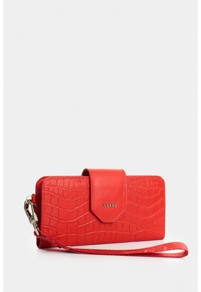 Billetera Porta Chequera De Cuero Para Mujer Extravaganza Billetera Porta Chequera De Cuero Para Mujer Extravaganza Rojo VÉLEZ