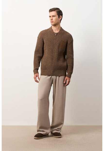 Sweater Tejido Para Hombre Hazel Sweater Tejido Para Hombre Hazel Tabaco XS VÉLEZ