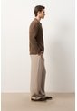 Sweater Tejido Para Hombre Hazel Sweater Tejido Para Hombre Hazel Tabaco XS VÉLEZ de Vélez