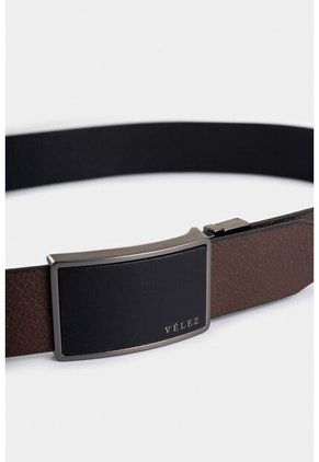 Cinturón Doble Faz De Cuero Chapa Cinturón Doble Faz De Cuero Chapa Combinado 34 VÉLEZ