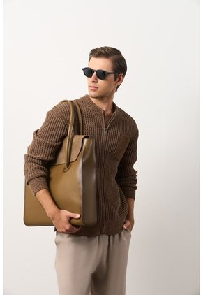 Sweater Tejido Para Hombre Hazel Sweater Tejido Para Hombre Hazel Tabaco XS VÉLEZ