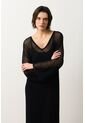 Vestido Maxi Tejido Ica Para Mujer Vestido Maxi Tejido Ica Para Mujer Negro 12 VÉLEZ de Vélez
