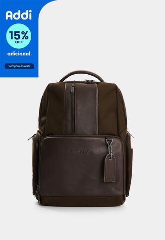 Morral Security De Lona Para Hombre Detalles En Cuero Morral Security De Lona Para Hombre Detalles En Cuero Cafe VÉLEZ Vélez