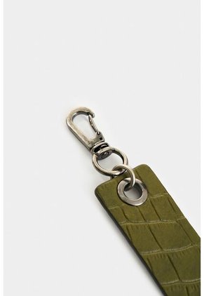 Llavero De Cuero Grabado Para Hombre Tessa Llavero De Cuero Grabado Para Hombre Tessa Verde Oliva VÉLEZ