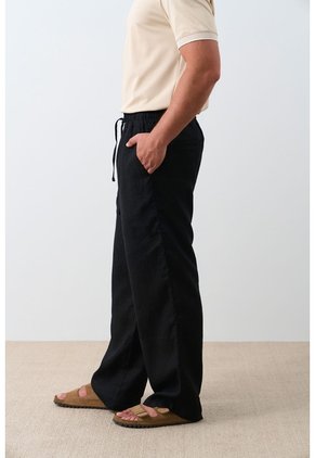 Pantalón Relaxed Fit Para Hombre Elon Pantalón Relaxed Fit Para Hombre Elon Negro 30 VÉLEZ
