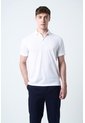 Polo Lucca Manga Corta Para Hombre Texturizada Polo Lucca Manga Corta Para Hombre Texturizada Blanco XS VÉLEZ de Vélez