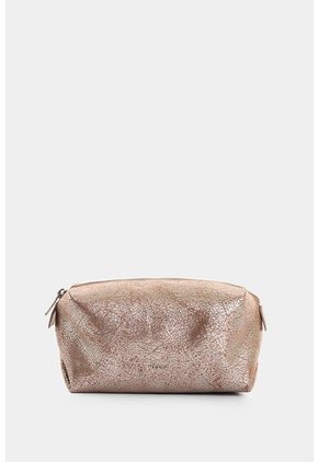 Cosmetiquera Mini De Cuero Folia Para Mujer Moon Cosmetiquera Mini De Cuero Folia Para Mujer Moon Plata VÉLEZ