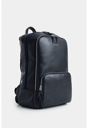 Morral Támesis De Cuero Para Hombre Silueta Slim Morral Támesis De Cuero Para Hombre Silueta Slim Azul Oscuro Vélez