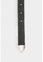 Cinturón Unifaz Hera De Cuero Para Mujer Puntera Metálica Cinturón Unifaz Hera De Cuero Para Mujer Puntera Metálica Negro S VÉLEZ de Vélez