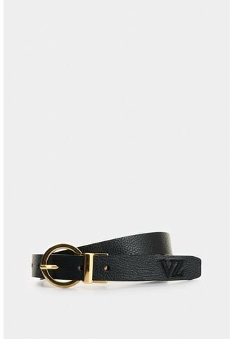 Cinturón Doble Faz De Cuero Para Mujer Almaris Monogram Cinturón Doble Faz De Cuero Para Mujer Almaris Monogram Negro L VÉLEZ Vélez