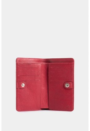 Billetera Oslo De Cuero Para Mujer Con Monedero Billetera Oslo De Cuero Para Mujer Con Monedero Rojo VÉLEZ
