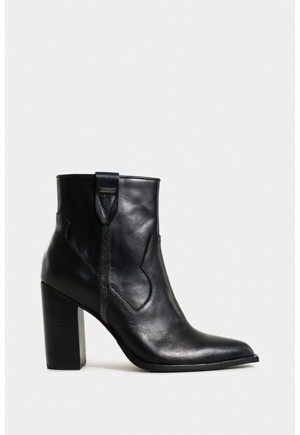 Botines Tatacoa De Cuero Para Mujer Detalle En Millaré Botines Tatacoa De Cuero Para Mujer Detalle En Millaré Negro 41 VÉLEZ