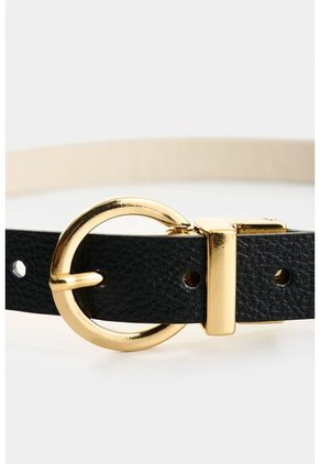 Cinturón Doble Faz De Cuero Para Mujer Almaris Monogram Cinturón Doble Faz De Cuero Para Mujer Almaris Monogram Negro L VÉLEZ