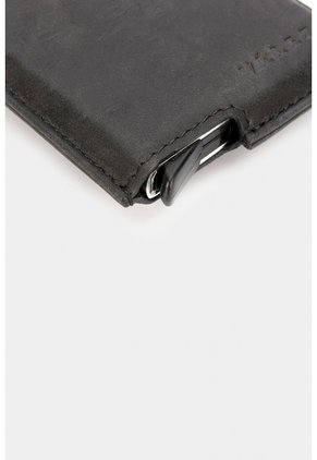 Porta Documentos De Cuero Miniwallet Porta Documentos De Cuero Miniwallet Negro VÉLEZ