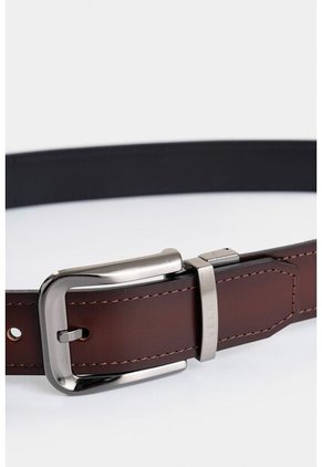 Cinturón Doble Faz De Cuero Vintage Cinturón Doble Faz De Cuero Vintage Miel 38 VÉLEZ