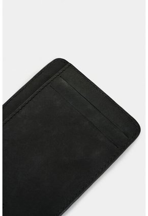 Porta Tarjetas Vértice De Cuero Para Hombre Detalle Rayas Porta Tarjetas Vértice De Cuero Para Hombre Detalle Rayas Negro VÉLEZ