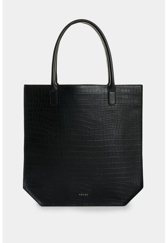 Shopping En Cuero Para Mujer Abi Shopping En Cuero Para Mujer Abi Negro VÉLEZ Vélez