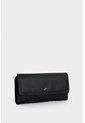 Porta Chequera Extravaganza De Cuero Para Mujer Grabado Porta Chequera Extravaganza De Cuero Para Mujer Grabado Negro VÉLEZ de Vélez