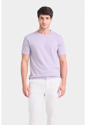 Camiseta Micropima Arizona Para Hombre Semi Ajustada Camiseta Micropima Arizona Para Hombre Semi Ajustada Lila XL VÉLEZ