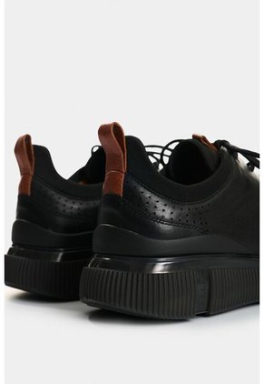 Zapatos De Cordón De Cuero Para Hombre Aria Zapatos De Cordón De Cuero Para Hombre Aria Negro 46 VÉLEZ