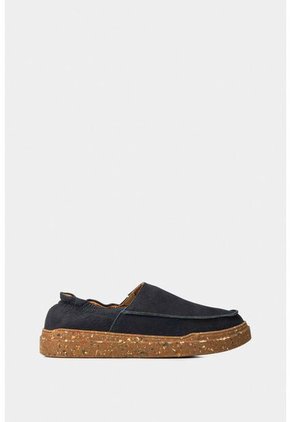 Mocasines Malta De Cuero Para Hombre Resorte Al Talón Mocasines Malta De Cuero Para Hombre Resorte Al Talón Azul Oscuro 43 VÉLEZ