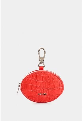 Monedero De Cuero Grabado Para Mujer Aria Monedero De Cuero Grabado Para Mujer Aria Rojo VÉLEZ Vélez