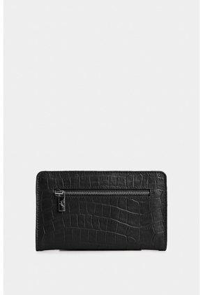 Billetera Oslo De Cuero Para Mujer Con Monedero Billetera Oslo De Cuero Para Mujer Con Monedero Negro VÉLEZ