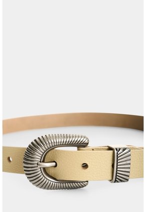Cinturón Unifaz En Cuero Para Mujer Tierra Cinturón Unifaz En Cuero Para Mujer Tierra Arena XL VÉLEZ