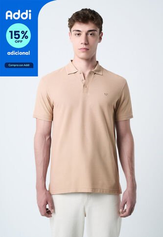 Polo Para Hombre Semi Fit Detalle Jacquard Polo Para Hombre Semi Fit Detalle Jacquard Arena L VÉLEZ Vélez
