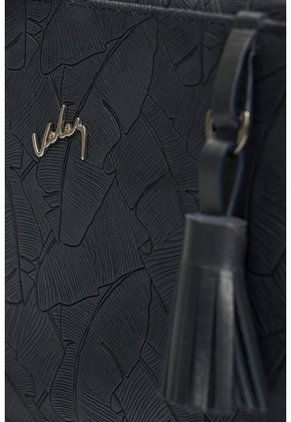 Manos Libres Verona De Cuero Para Mujer Grabado Placa Palmera Manos Libres Verona De Cuero Para Mujer Grabado Placa Palmera Azul Oscuro VÉLEZ