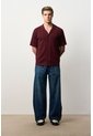 Camisa Manga Corta Tejida Para Hombre Lumbre Camisa Manga Corta Tejida Para Hombre Lumbre Vinotinto S VÉLEZ de Vélez