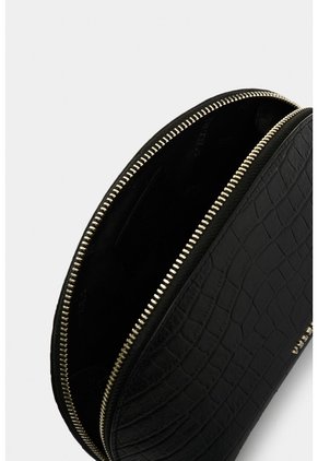 Cosmetiquera De Cuero Grabado Para Mujer Luminia Cosmetiquera De Cuero Grabado Para Mujer Luminia Negro VÉLEZ